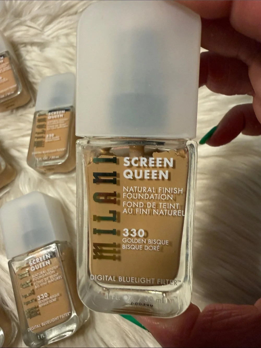 Milani Bundle Screen Queen Liquid Foundations & Blushes in Warm Beige and Rose